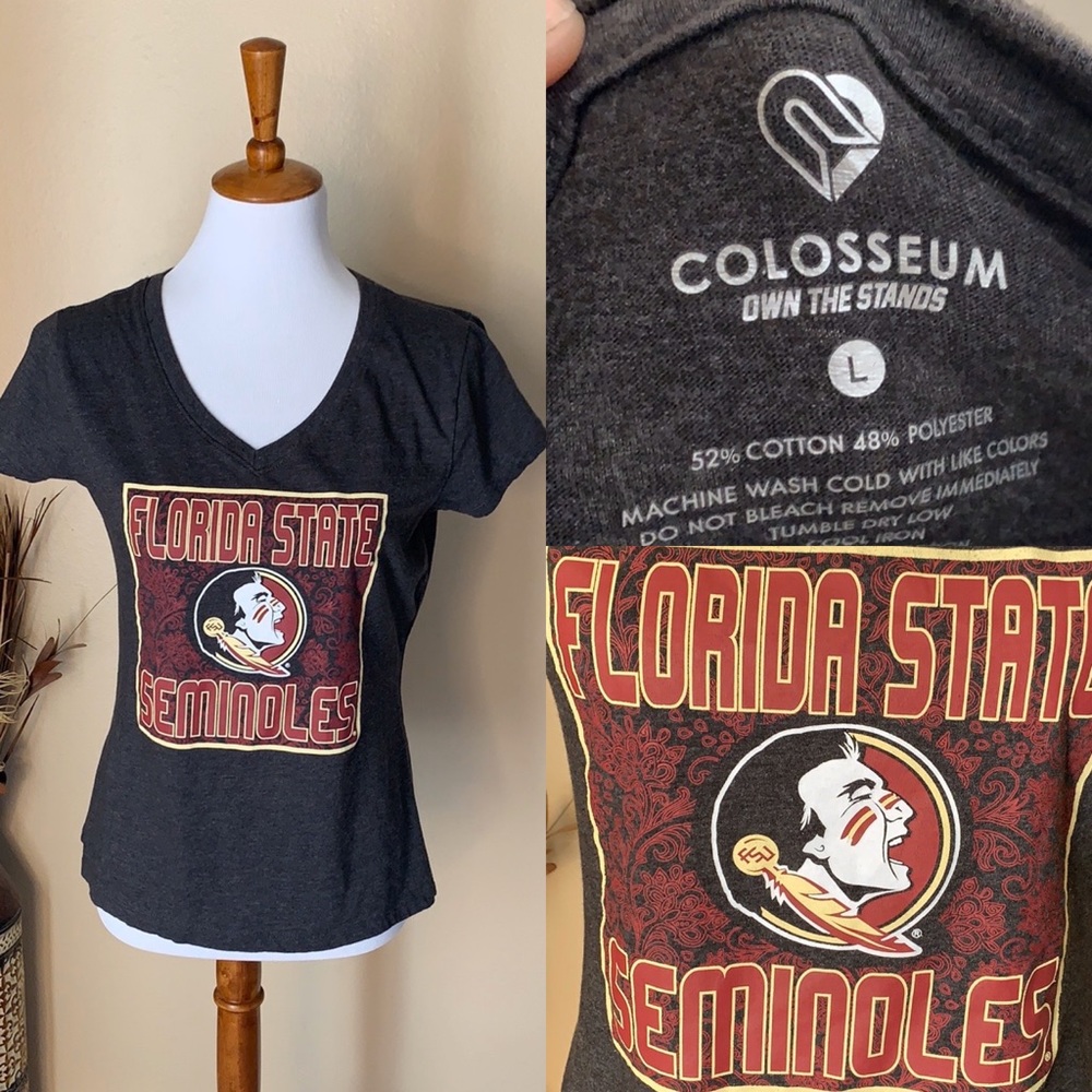 ❤️ 5/$20 FS Noles women’s fitted tee. Size Large